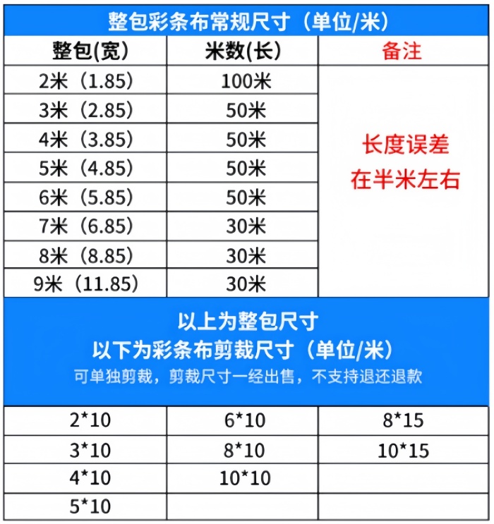 彩条布生产厂家电话